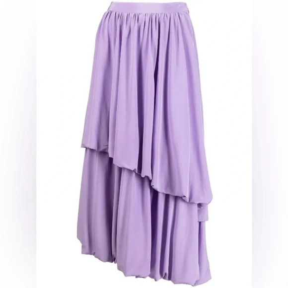 Ulla Johnson Simone Silk Tiered Skirt - Picture 3 of 4